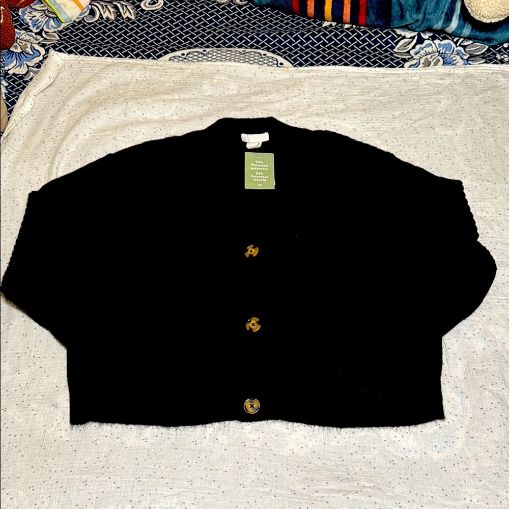 NWT H&M Cropped cardigan sweater